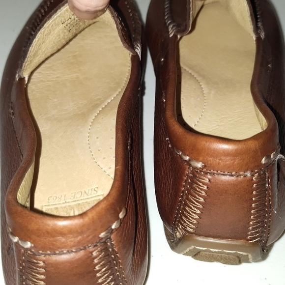 Frye Men\'s Lewis Venetians brown loafer Leather Shoes  size 8 main image 10